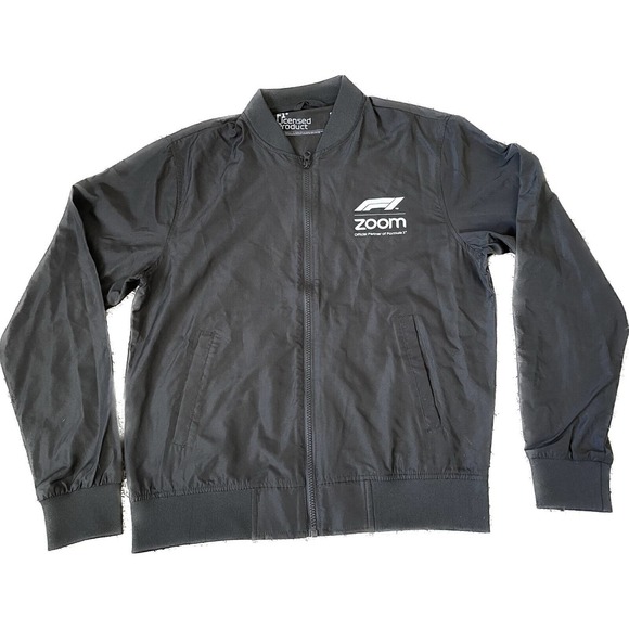 Formula 1 Zoom Video Small Black Full Zip Jacket - Picture 1 of 7